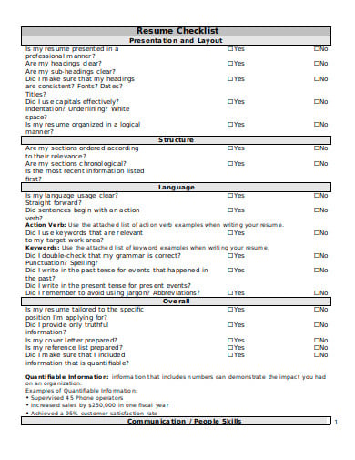 resume-screening-checklist-template
