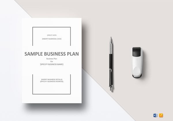 sample business plan mockup 600x420