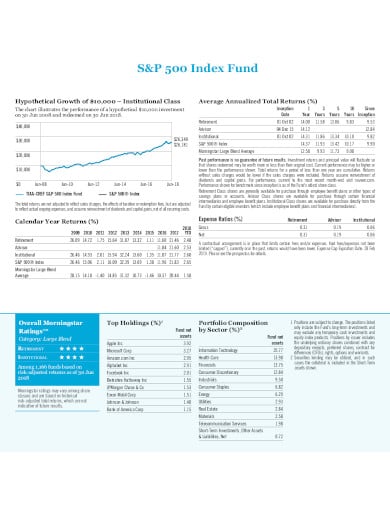 sp 500 index fund in pdf