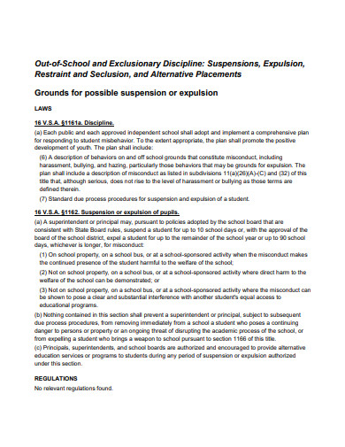 sample discipline improvement plan template
