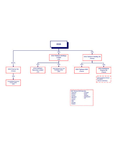 sample partnership organizational chart template