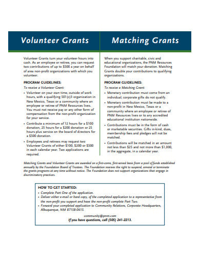 sample-volunteer-grants