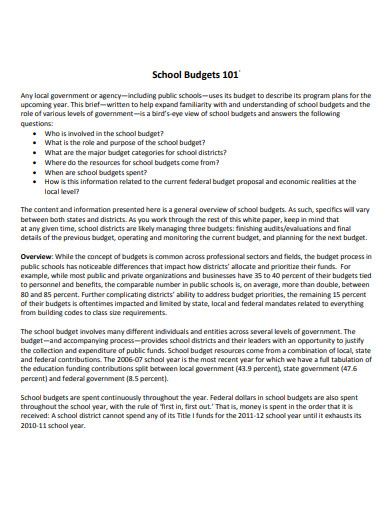 school-instructional-budget-policy-template