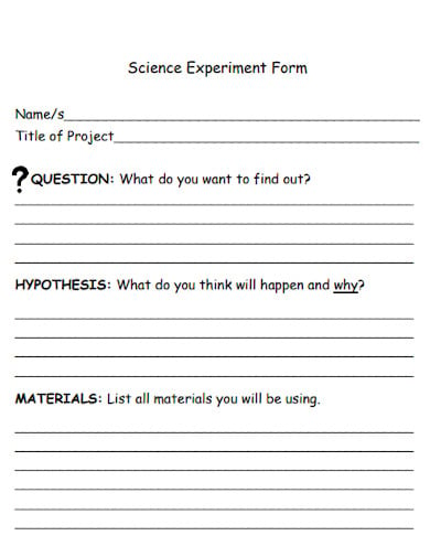 science-experiment-form