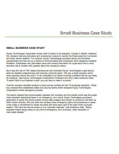 10+ Business Case Study Templates in PDF | DOC