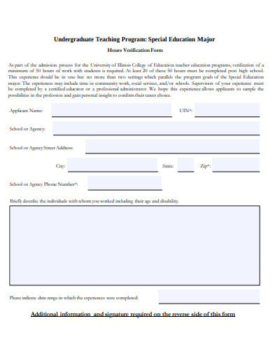 special education teaching program form in pdf