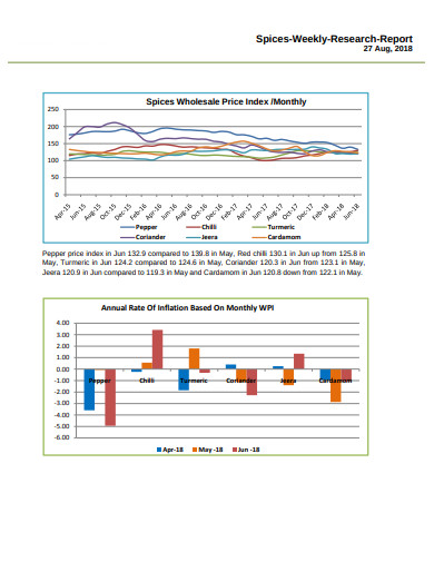 weekly research report template