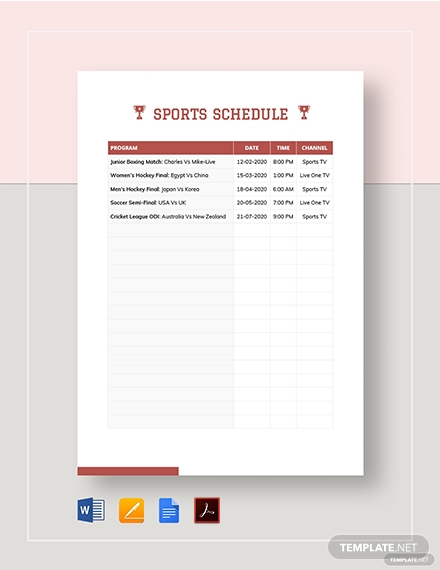sports-schedule