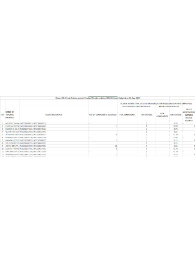 stock research report template