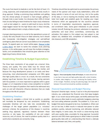 clinical research project management plan