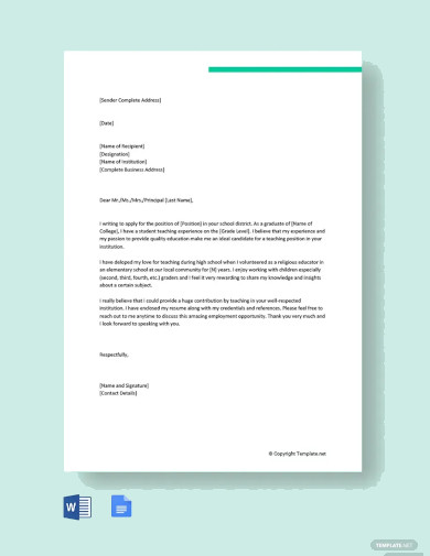 Short Cover Letters - 30+ Free Word, PDF Format Download | Free ...