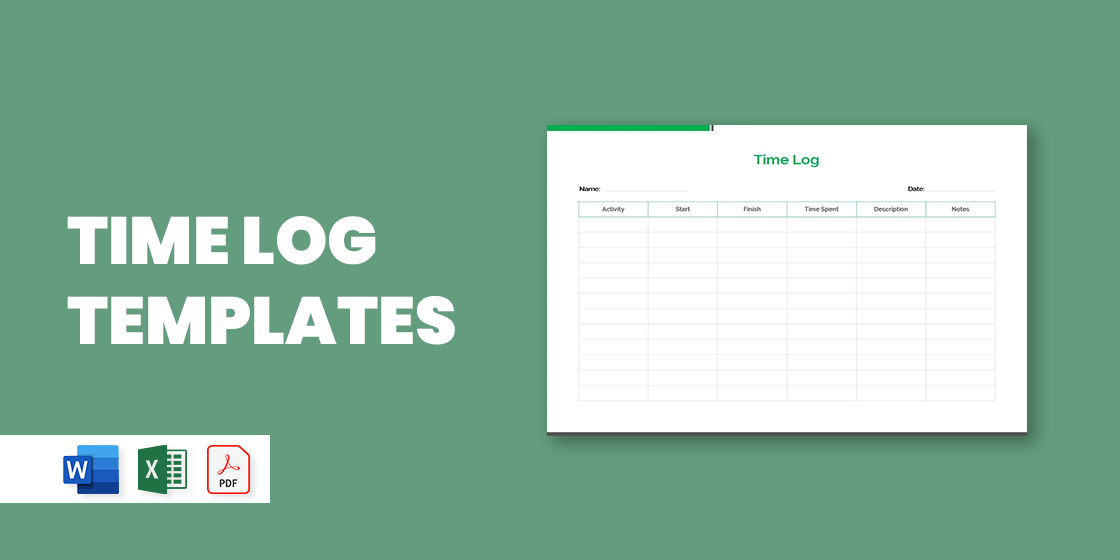 excel time log template