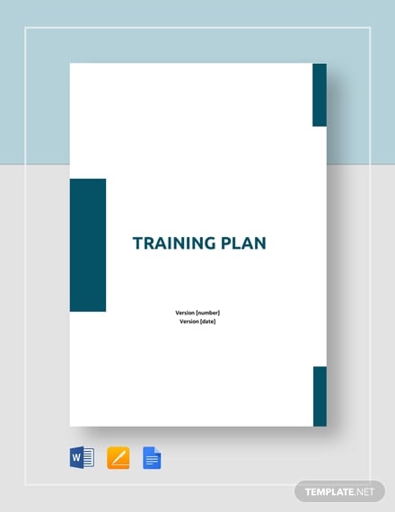 training plan template