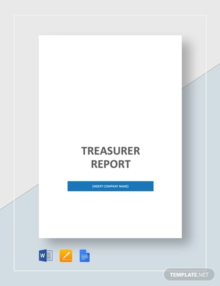 treasurer report