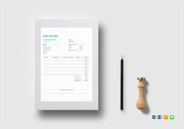 sales receipt template mockup 600x420