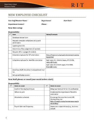 9+ Company Policies Checklist Templates for New Hires in Google Docs ...