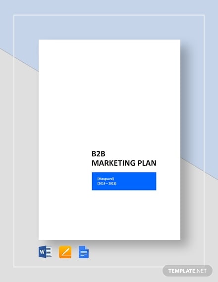 b2b marketing plan
