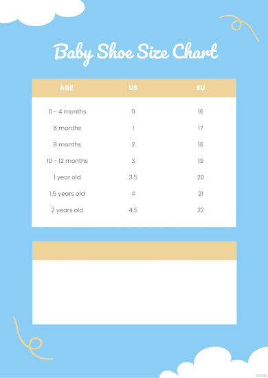 Printable Shoe Size Chart - 21+ PDF Documents Download