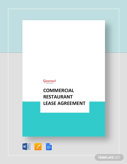 13+ Lease Agreement Templates for Restaurant, Cafe & Bakery - PDF, Word