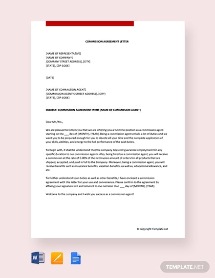 commission-agreement-letter