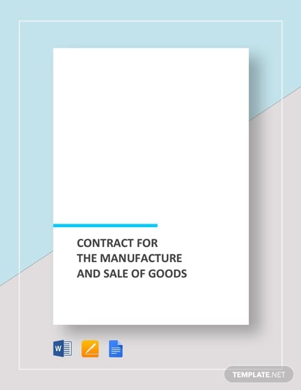 contract-for-the-manufacture-and-sale-of-goods