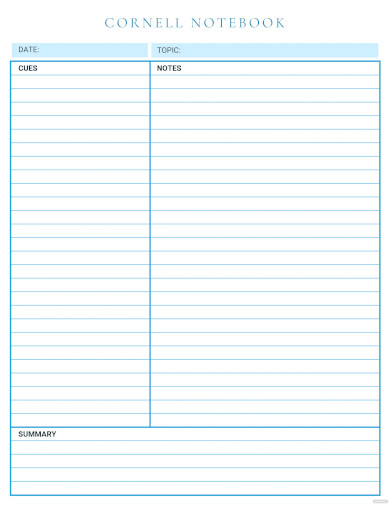 Printable Notebook Paper - 28+ PDF Documents Download