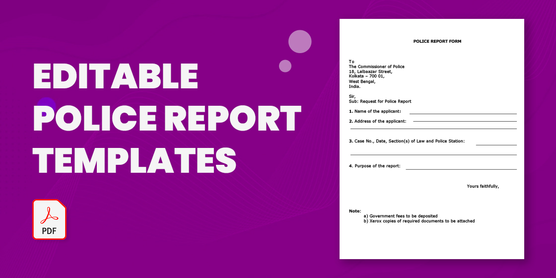 police file template