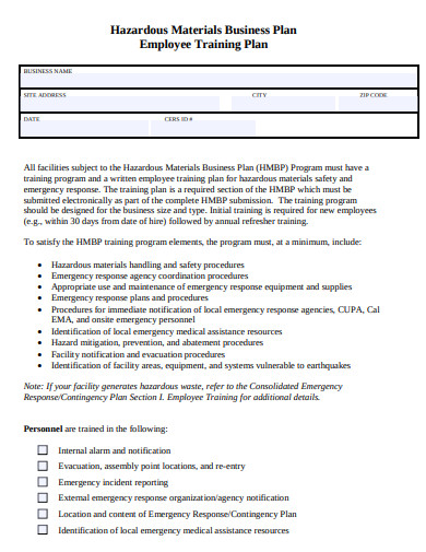 computer training business plan template