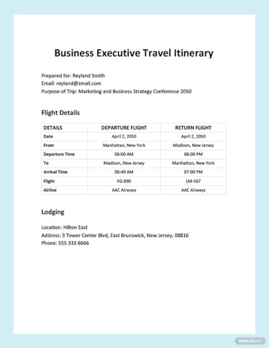 Free 42+ Itinerary Templates Microsoft Word Documents Download