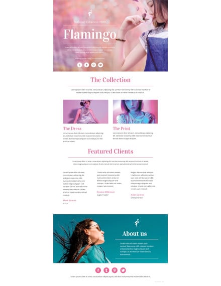 fashion email newsletter template