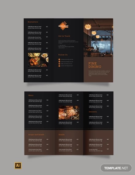 fine-dining-restaurant-take-out-tri-fold-brochure-template