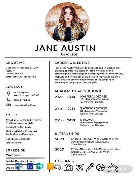 21 Fresher Resume Templates PDF DOC