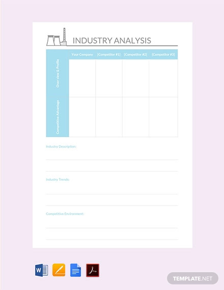 free industry analysis template
