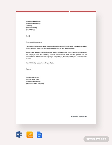 24+ Experience Letter Format Templates