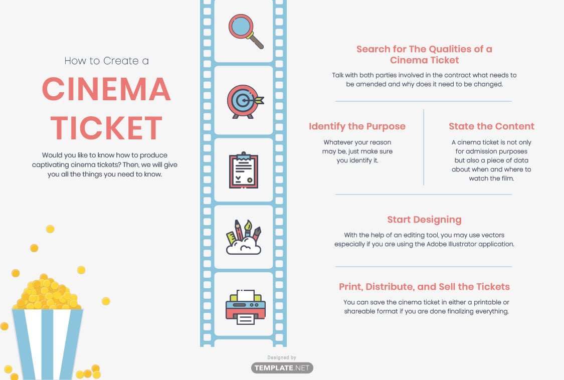 cinema ticket template