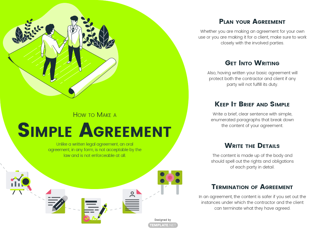 FREE Simple Agreement Template Download In Word Google Docs PDF
