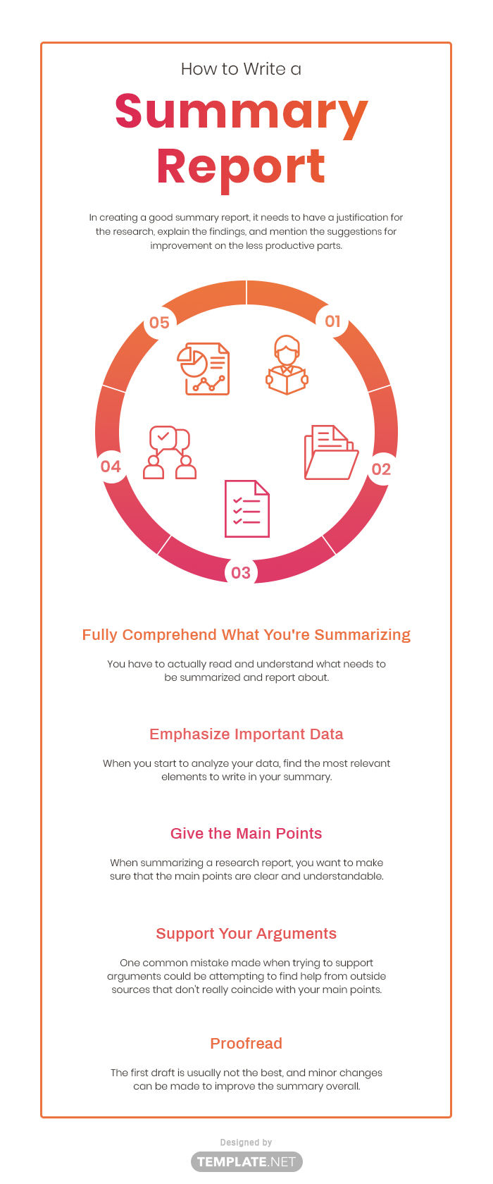 report meaning summary