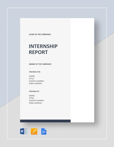 internship weekly report