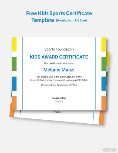 53+ Sports Certificate Templates - Word, PDF, AI, InDesign Format