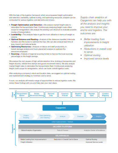 11+ Logistics Cost Analysis Templates In Pdf 