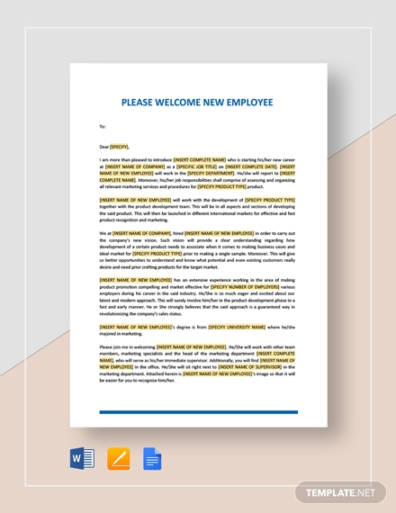 Download 10 Welcome To The Team Email Templates In Word Pages Google Docs Pdf Free Premium Templates