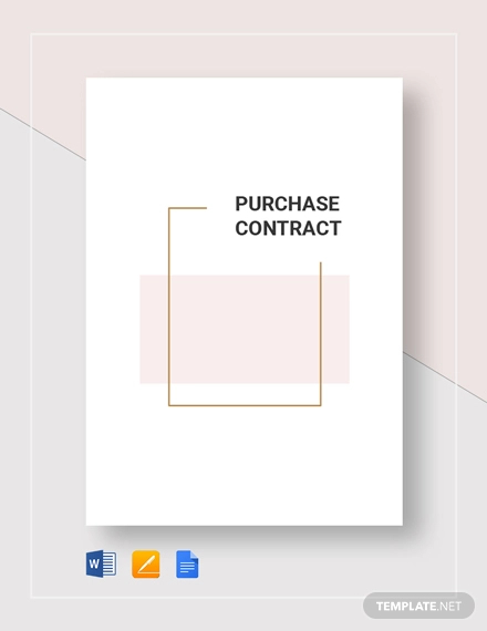 purchase-contract-template