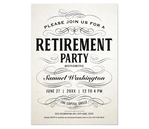 3 Retirement Reception Flyer Templates In Pdf