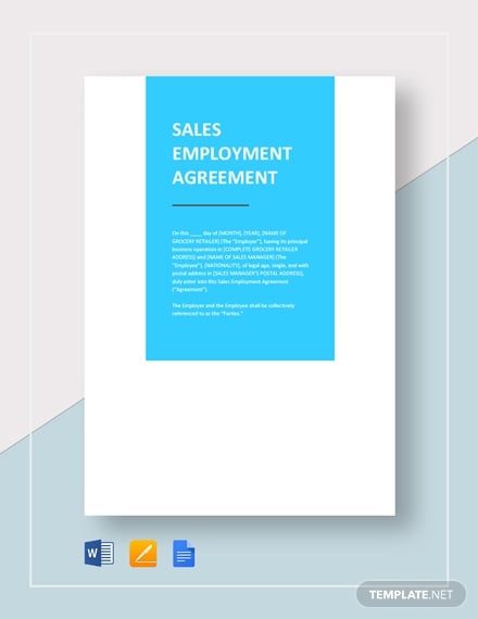 sales employment agreement