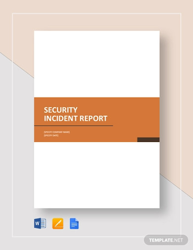 security incident report