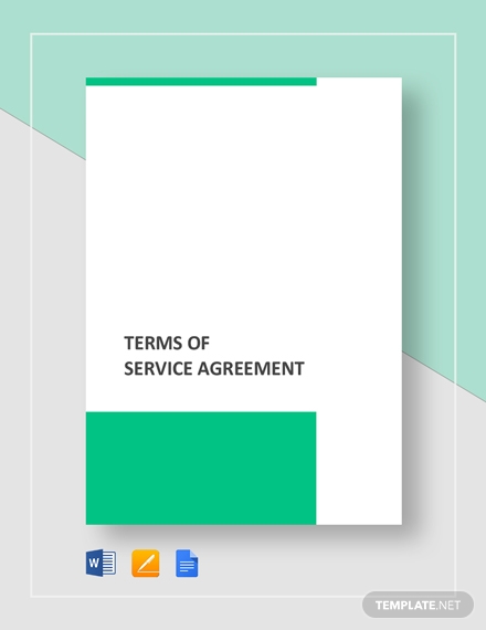 terms of service agreement