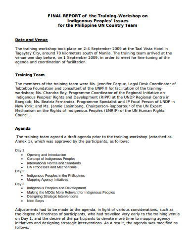 example-of-final-report-industrial-training-5-training-workshop