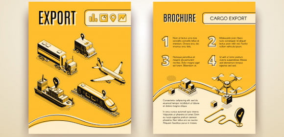 transport brochure templates