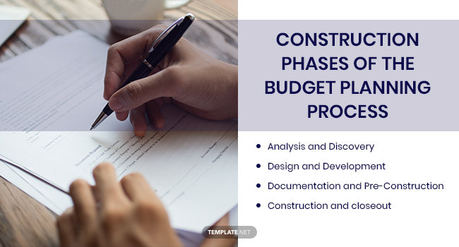 construction phases of the budget planning process
