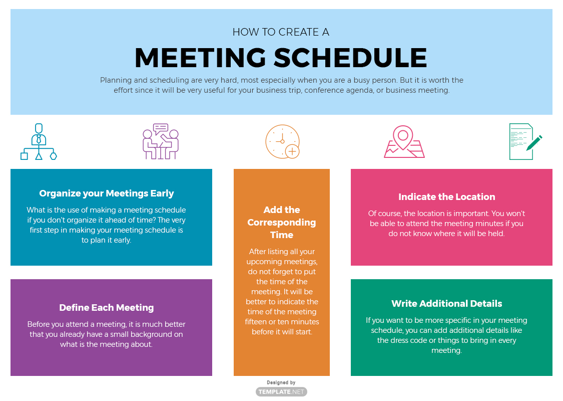 Meeting Timetable Template